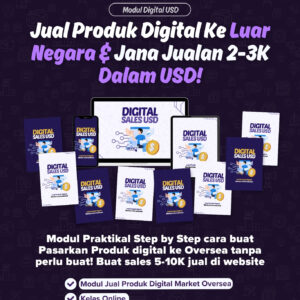 Kelas Digital USD + Rakaman + Bonus (Offer Terawal)